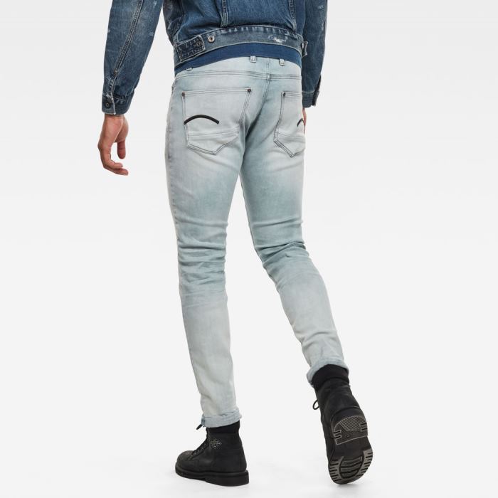 G-Star Raw Jeans - G-Star Revend Skinny Farmer Nadrág Kék Magyarország | ON4PE4W