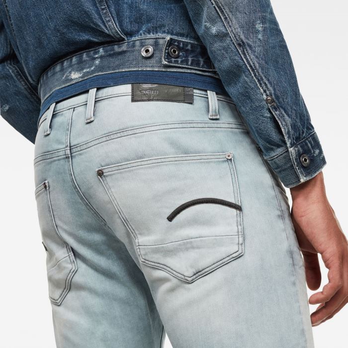 G-Star Raw Jeans - G-Star Revend Skinny Farmer Nadrág Kék Magyarország | ON4PE4W