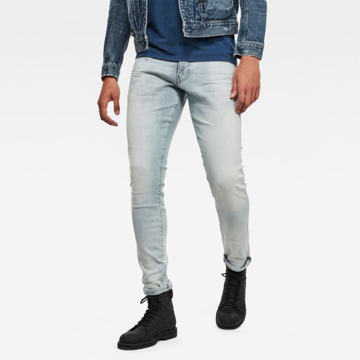 G-Star Raw Jeans - G-Star Revend Skinny Farmer Nadrág Kék Magyarország | ON4PE4W