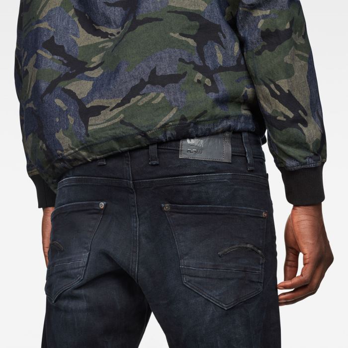 G-Star Raw Jeans - G-Star Revend Skinny Farmer Nadrág Obszidián Magyarország | VTQX4VZ