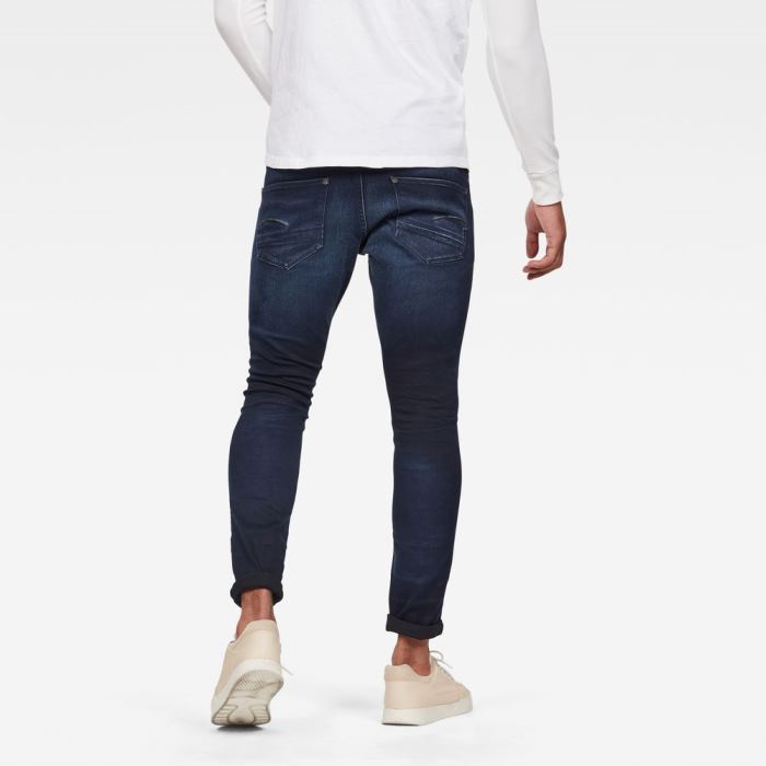 G-Star Raw Jeans - G-Star Revend Skinny Farmer Nadrág Obszidián Magyarország | WFV4JWS