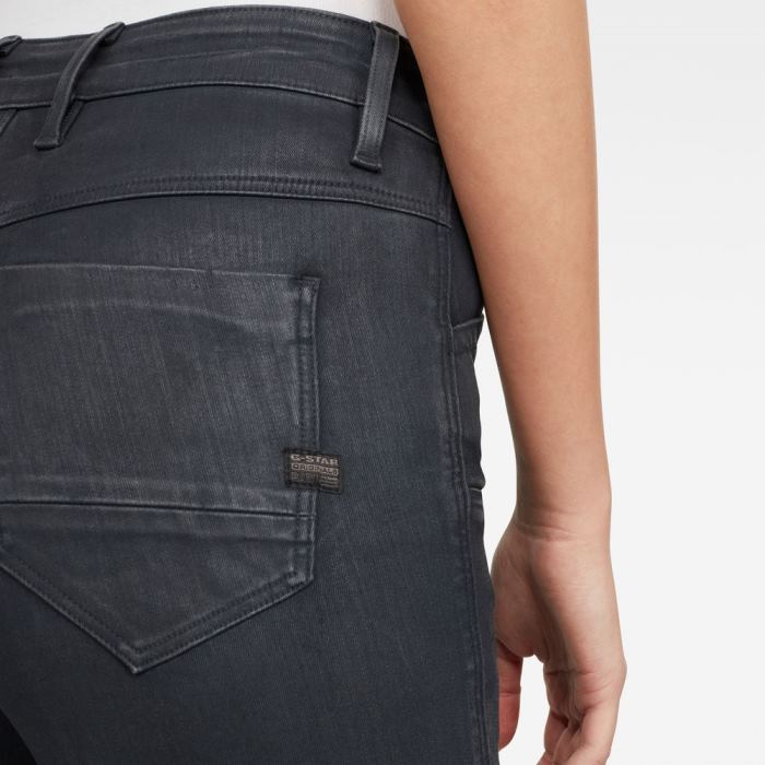 G-Star Raw Jeans - G-Star Shape Powel High Super Skinny Farmer Nadrág Fekete Magyarország | H46VXE1