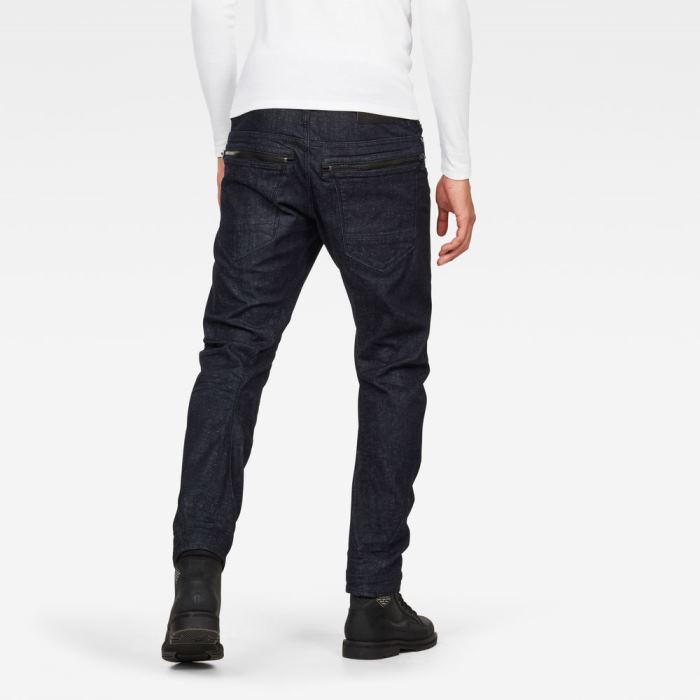 G-Star Raw Jeans - G-Star Tobog 3d Relaxed Tapered Farmer Nadrág Sötétkék Magyarország | 2KPOSXI