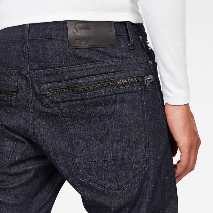 G-Star Raw Jeans - G-Star Tobog 3d Relaxed Tapered Farmer Nadrág Sötétkék Magyarország | 2KPOSXI