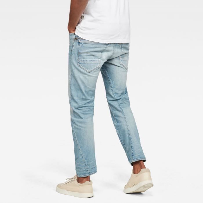 G-Star Raw Jeans - G-Star Tobog 3d Relaxed Tapered Farmer Nadrág Kék Világoskék Magyarország | EB01HQA