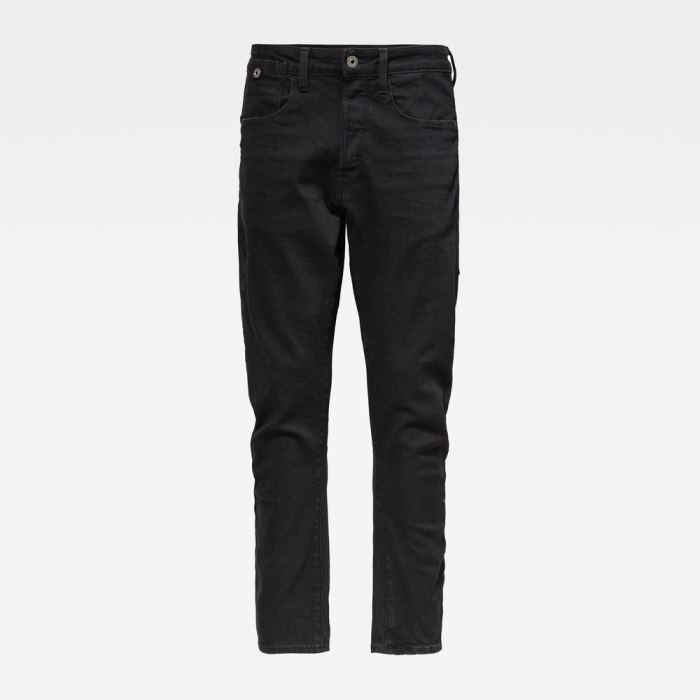 G-Star Raw Jeans - G-Star Típusok C 3d Straight Tapered Farmer Nadrág Fekete Magyarország | C713XHC