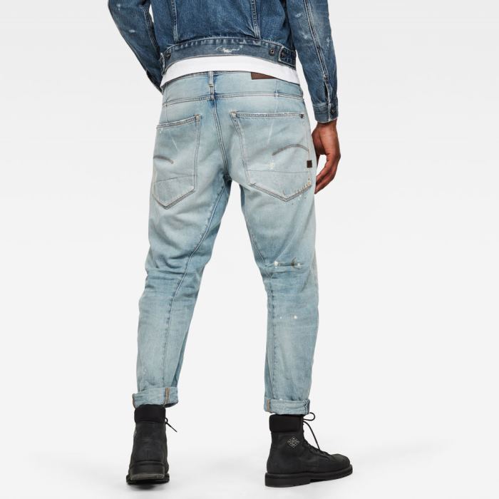 G-Star Raw Jeans - G-Star Típusok C 3d Straight Tapered 2.0 Farmer Nadrág Kék Magyarország | V1LK9T1