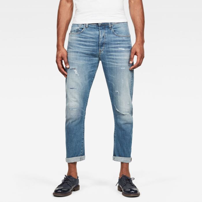 G-Star Raw Jeans - G-Star Típusok C 3d Straight Tapered 2.0 Farmer Nadrág Kék Magyarország | ZXEGSYY