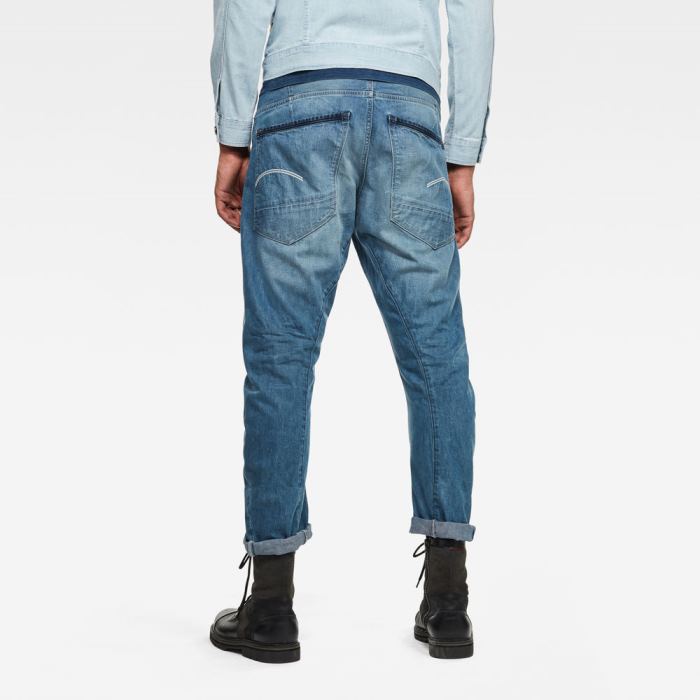 G-Star Raw Jeans - G-Star Típusok C N 3d Straight Tapered 2.0 Farmer Nadrág Kék Fehér Magyarország | AUQT7JS