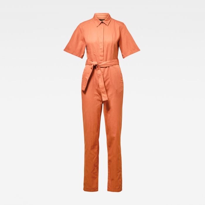 Női G-Star Bristum Deconstructed Jumpsuits Királykék Narancssárga Magyarország | 03R2L6E