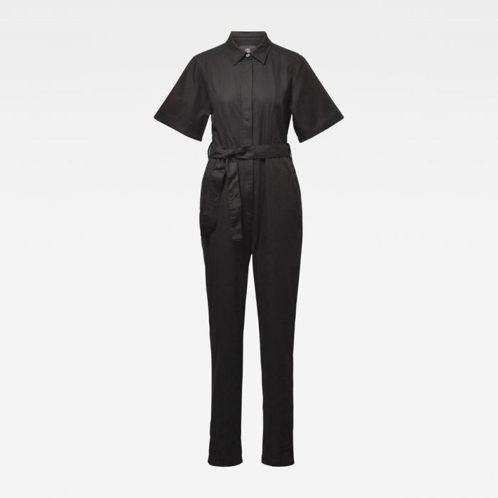 Női G-Star Bristum Deconstructed Jumpsuits Sötétfekete Magyarország | 4IS5YXF