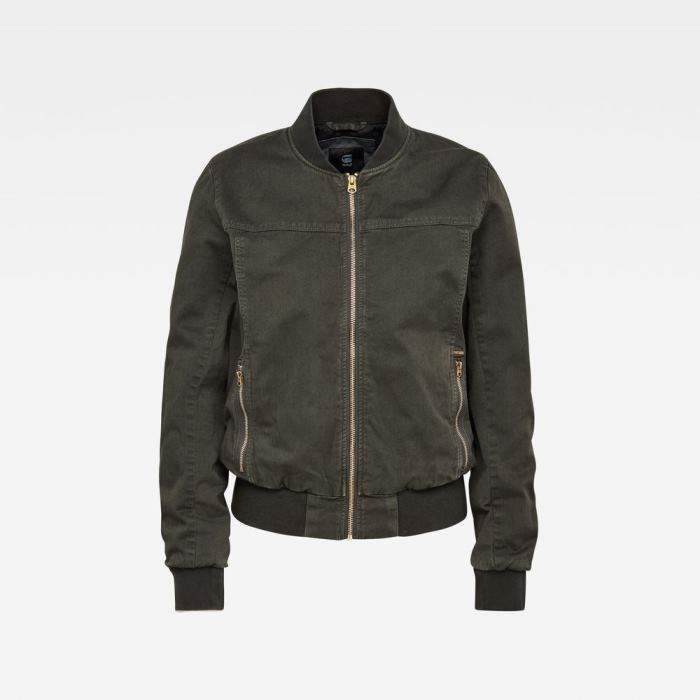 Női G-Star Chopper Slim Bomber Jacket Kabát Mélyolivazöld Magyarország | LBTOP27