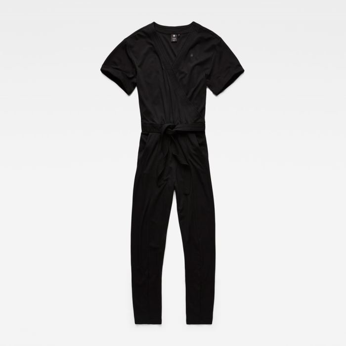 Női G-Star Ingot Loose Jumpsuits Sötétfekete Magyarország | P079KOO