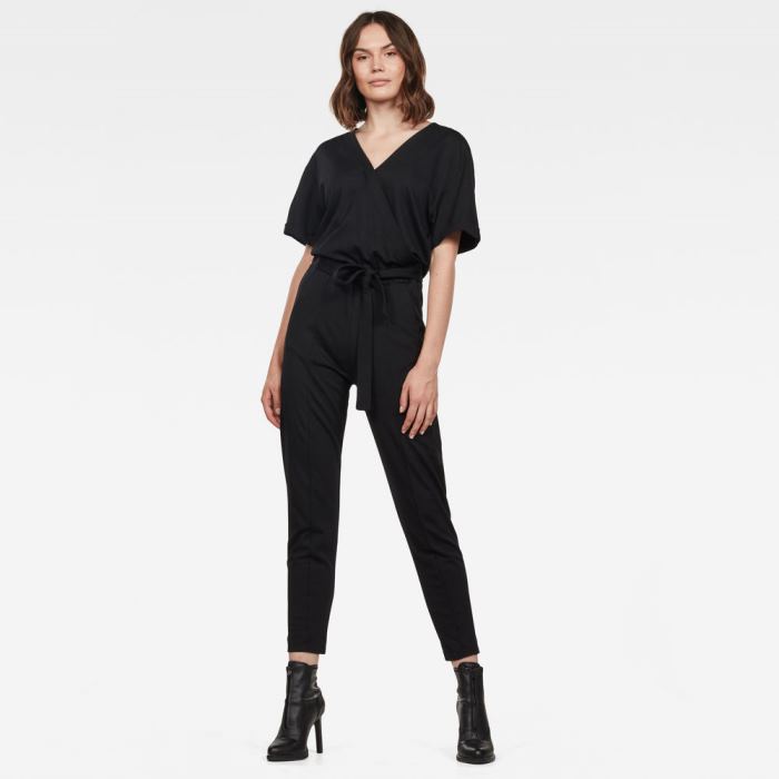 Női G-Star Ingot Loose Jumpsuits Sötétfekete Magyarország | P079KOO