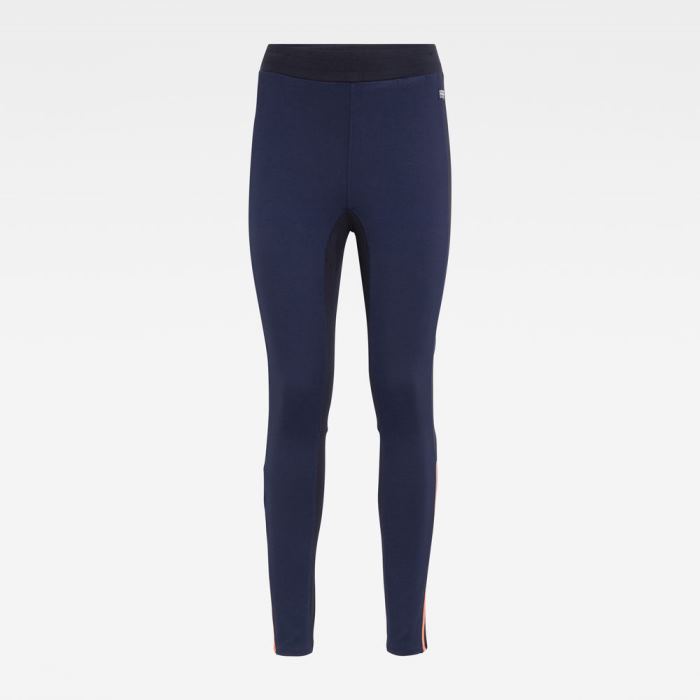 Női G-Star Nostelle High Leggings Kék Magyarország | 493CVFT