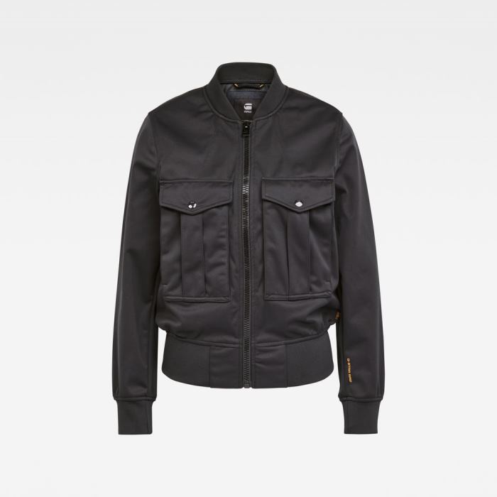 Női G-Star Rovic Aviator Bomber Jacket Kabát Sötétfekete Magyarország | 891TXY6