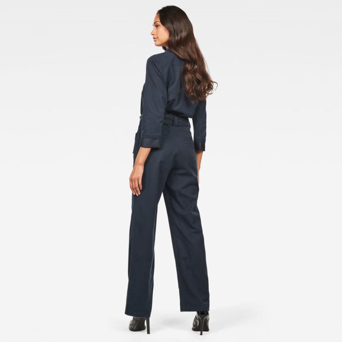 Női G-Star Workwear Pj Jumpsuits Kék Magyarország | 0F7L9XC