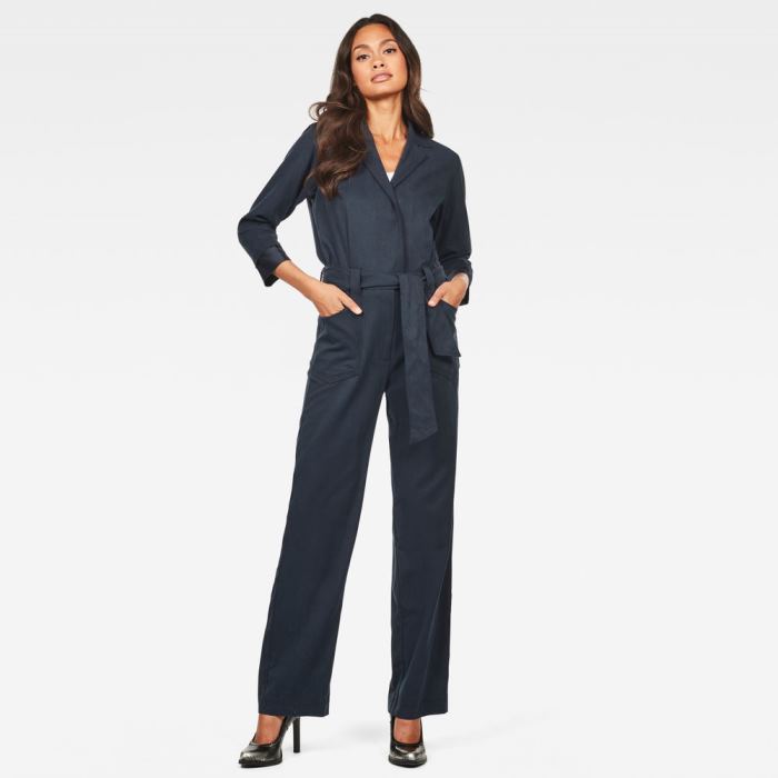 Női G-Star Workwear Pj Jumpsuits Kék Magyarország | 0F7L9XC